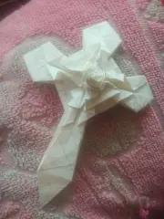 华丽玫瑰十字架折纸教程-娄qy-默认收藏夹-哔哩哔哩视频